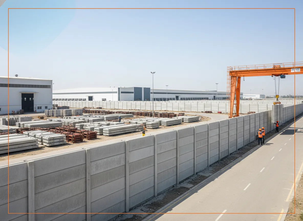 RCC Precast Boundary Wall Manufacturer in Bikaner